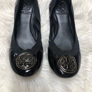 Women’s Tory Burch Ballet Flats Black & Gold